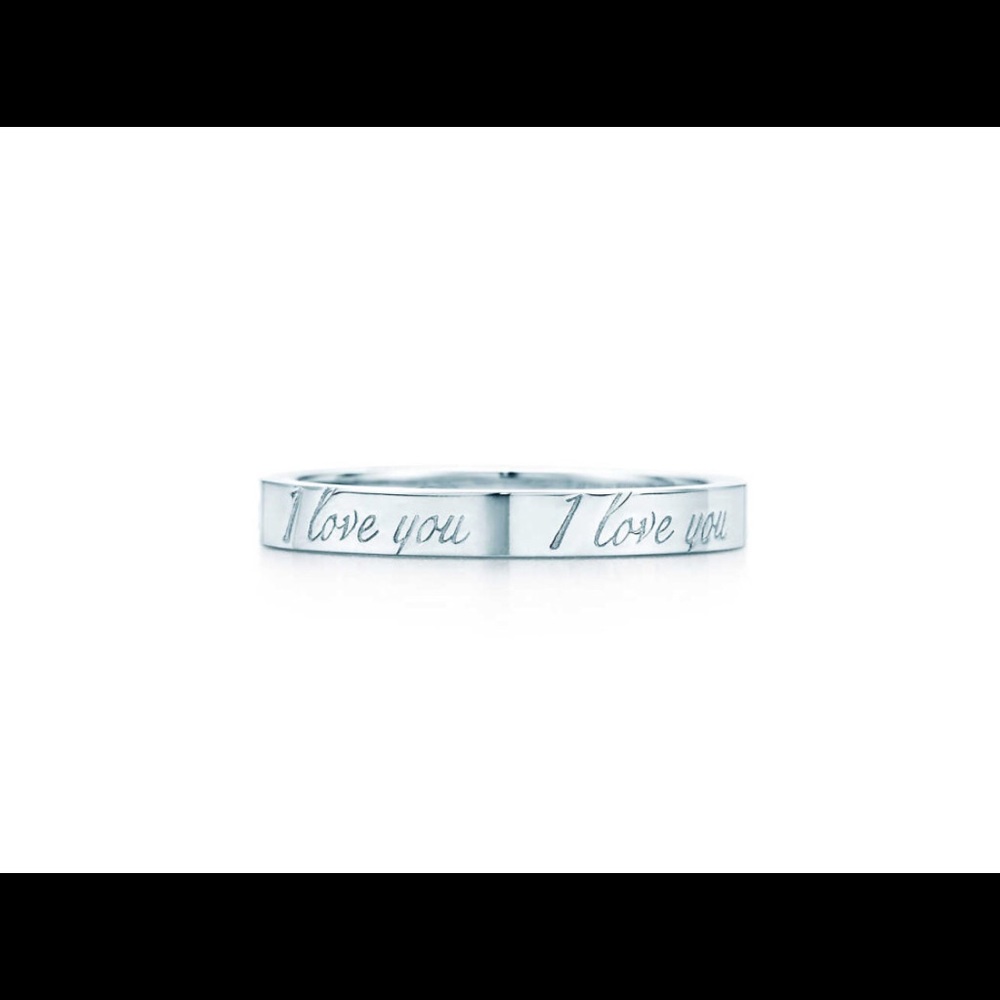 Tiffany& Co. “ I love you” band. *AUTHENTIC*